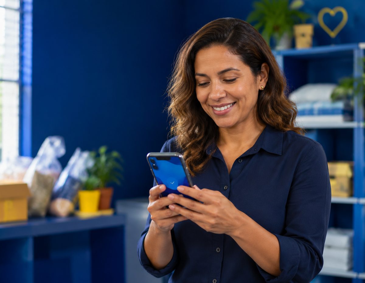 Equipe de uma instituição social atendendo a comunidade